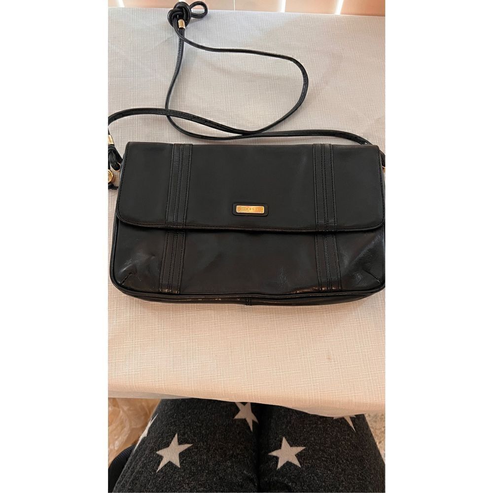 HCL VINTAGE SIGNATURE MONGRAM LEATHER CROSSBODY - Picture 3 of 11